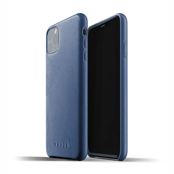 Шкіряний чохол MUJJO Full Leather Case Monaco Blue для iPhone 11 Pro Max у Дніпрі