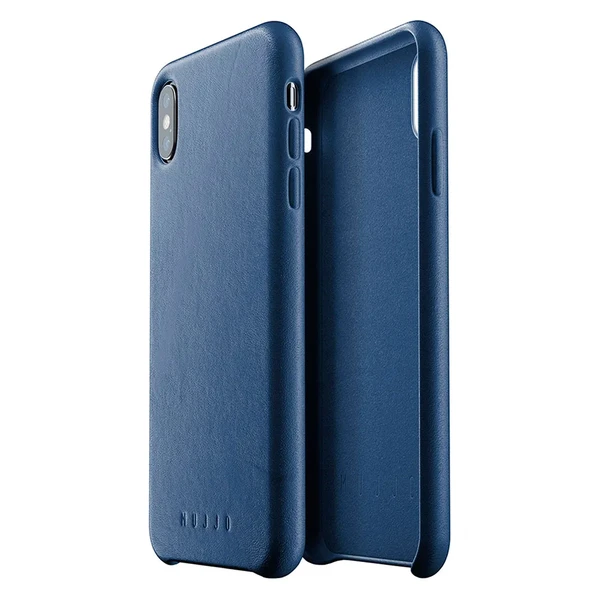 Шкіряний чохол MUJJO Full Leather Case Monaco Blue для iPhone XS Max у Чернігові