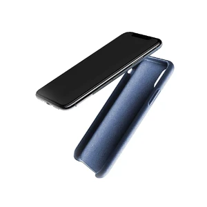Шкіряний чохол MUJJO Full Leather Case Blue для iPhone X | XS - Фото 3
