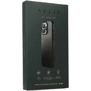 Чорний шкіряний чохол Mujjo Full Leather MagSafe для iPhone 16 Pro Max - Фото 10