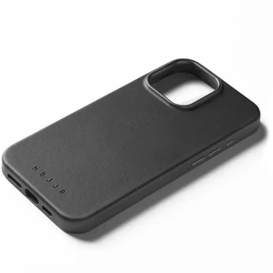 Чорний шкіряний чохол Mujjo Full Leather MagSafe для iPhone 16 Pro Max - Фото 4