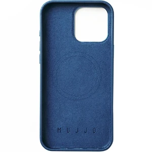 Синий кожаный чехол Mujjo Full Leather Case MagSafe для iPhone 16 Pro Max - Фото 5