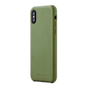 Шкіряний чохол MUJJO Full Leather Case Olive для iPhone X | XS MUJJO-CS-095-OL - Фото 1