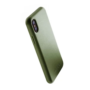 Шкіряний чохол MUJJO Full Leather Case Olive для iPhone X | XS - Фото 2