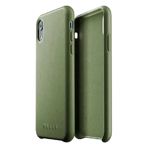 Кожаный чехол MUJJO Full Leather Case Olive для iPhone XR - Фото 2