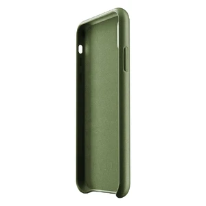 Кожаный чехол MUJJO Full Leather Case Olive для iPhone XR - Фото 4