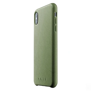 Кожаный чехол MUJJO Full Leather Case Olive для iPhone XS Max - Фото 3