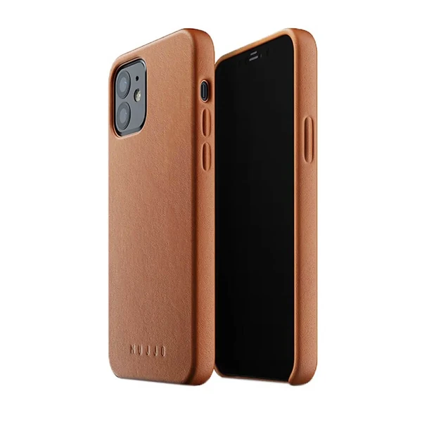 Шкіряний чохол MUJJO Full Leather Case Tan для iPhone 12 | 12 Pro у Дніпрі