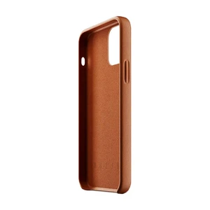 Кожаный чехол MUJJO Full Leather Wallet Case Tan для iPhone 12 mini - Фото 3