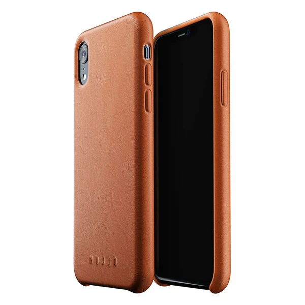 Шкіряний чохол MUJJO Full Leather Case Tan для iPhone XR