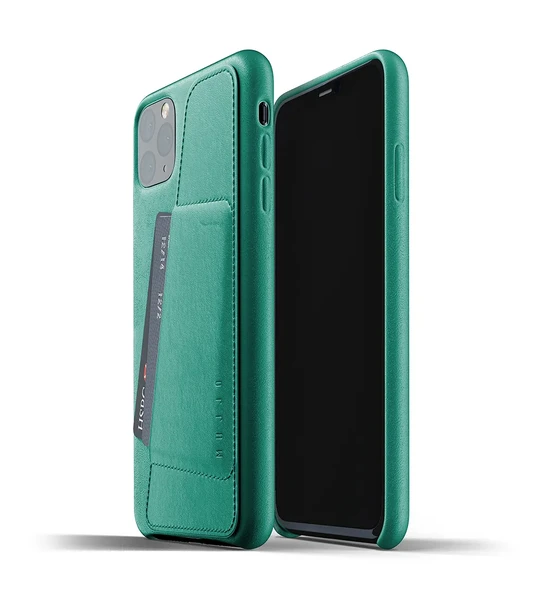 Шкіряний чохол MUJJO Full Leather Wallet Case Alpine Green для iPhone 11 Pro Max