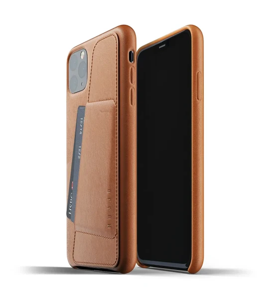 Шкіряний чохол MUJJO Full Leather Wallet Case Tan для iPhone 11 Pro Max