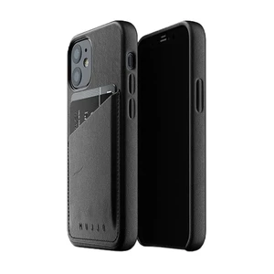 Шкіряний чохол MUJJO Full Leather Wallet Case Black для iPhone 12 mini