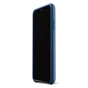 Кожаный чехол с отделением для карт MUJJO Full Leather Wallet Case Monaco Blue для iPhone XR - Фото 4