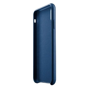Кожаный чехол с отделением для карт MUJJO Full Leather Wallet Case Monaco Blue для iPhone XS Max - Фото 4