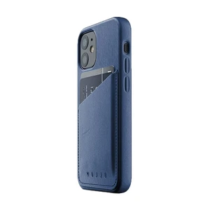 Кожаный чехол MUJJO Full Leather Wallet Case Monaco Blue для iPhone 12 mini - Фото 2