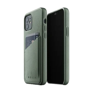 Шкіряний чохол MUJJO Full Leather Wallet Case Slate Green для iPhone 12 | 12 Pro MUJJO-CL-008-SG - Фото 1