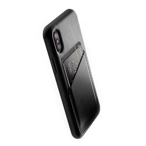 Кожаный чехол MUJJO Leather Wallet Case Black для iPhone X | XS - Фото 2