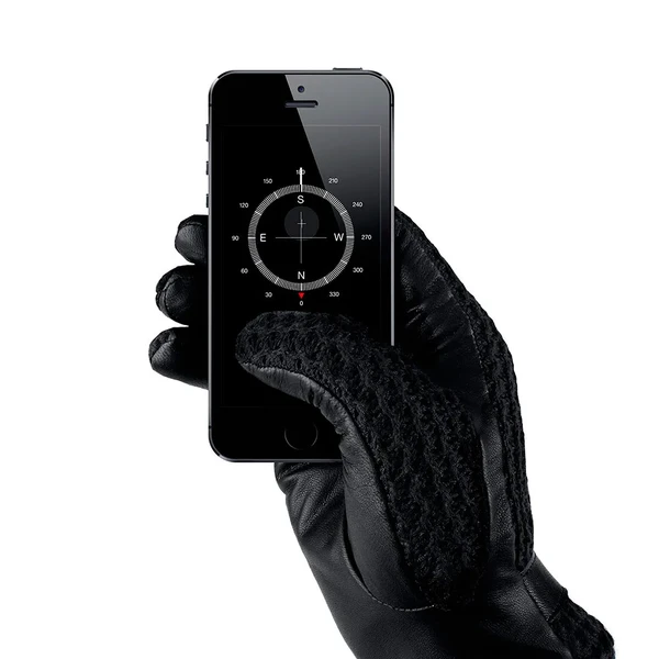 Сенсорні рукавички MUJJO Leather Crochet Touchscreen Gloves Large (9.0) у Луцьку