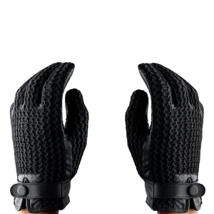 Сенсорные перчатки MUJJO Leather Crochet Touchscreen Gloves Large (9.0) - Фото 2