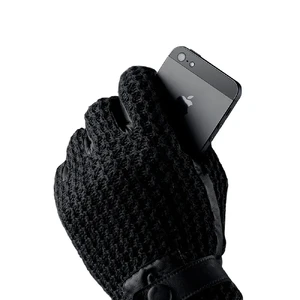 Сенсорные перчатки MUJJO Leather Crochet Touchscreen Gloves Large (9.0) - Фото 3
