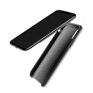 Кожаный чехол MUJJO Leather Wallet Case Gray для iPhone X | XS - Фото 3