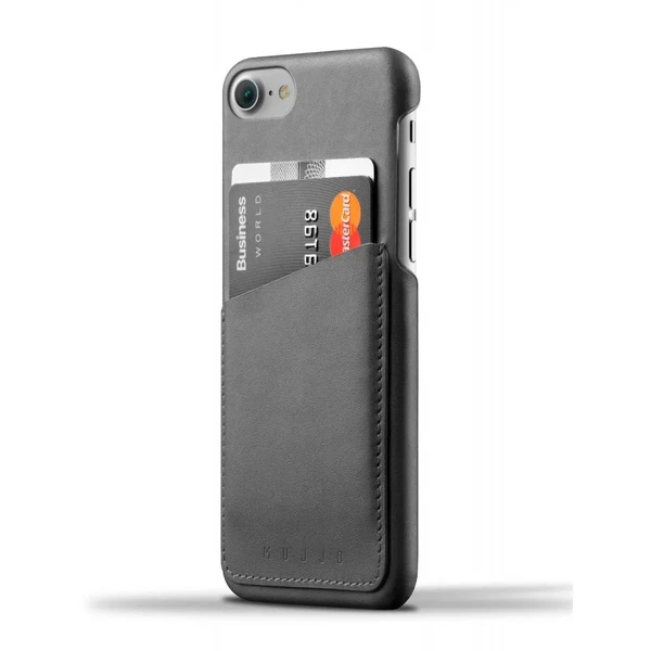 Шкіряний чохол MUJJO Leather Wallet Case Gray для iPhone SE 3 | SE 2 | 8 | 7 у Кропивницькому