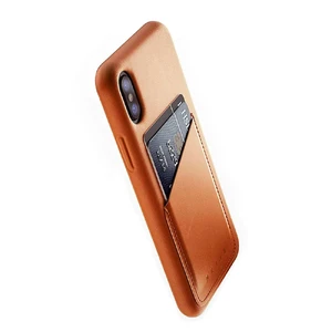Шкіряний чохол MUJJO Leather Wallet Case Tan для iPhone X | XS - Фото 2