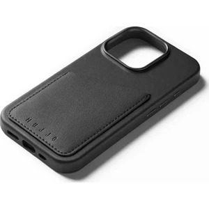 Черный кожаный чехол-кошелек Mujjo Full Leather MagSafe для iPhone 16 Pro - Фото 3