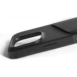 Черный кожаный чехол-кошелек Mujjo Full Leather MagSafe для iPhone 16 Pro - Фото 7