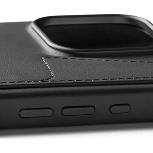Черный кожаный чехол-кошелек Mujjo MagSafe для iPhone 16 Pro Max - Фото 5
