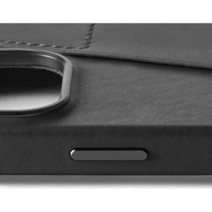 Черный кожаный чехол-кошелек Mujjo MagSafe для iPhone 16 Pro Max - Фото 6