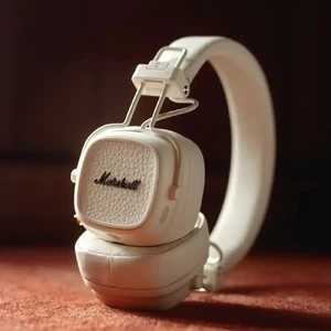 Бездротові Bluetooth-навушники з мікрофоном Marshall Major V Cream - Фото 6