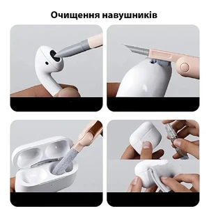 Набір щіток для очищення iPhone | iPad | MacBook | AirPods | iLoungeMax 7-in-1 - Фото 5
