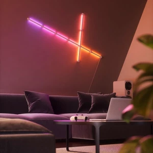 Розумна система освітлення Nanoleaf Lines Smarter Kit Apple HomeKit Multicolor (9 панелей) - Фото 8