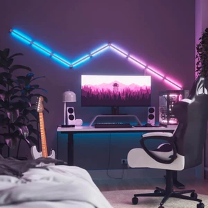 Розумна система освітлення Nanoleaf Lines Smarter Kit Apple HomeKit Multicolor (9 панелей) - Фото 7
