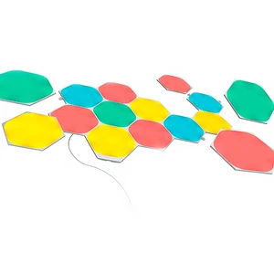 Умная система освещения Nanoleaf Shapes Hexagon Starter Kit Apple HomeKit (15 модулей) NL42-6002HX-15PK - Фото 1