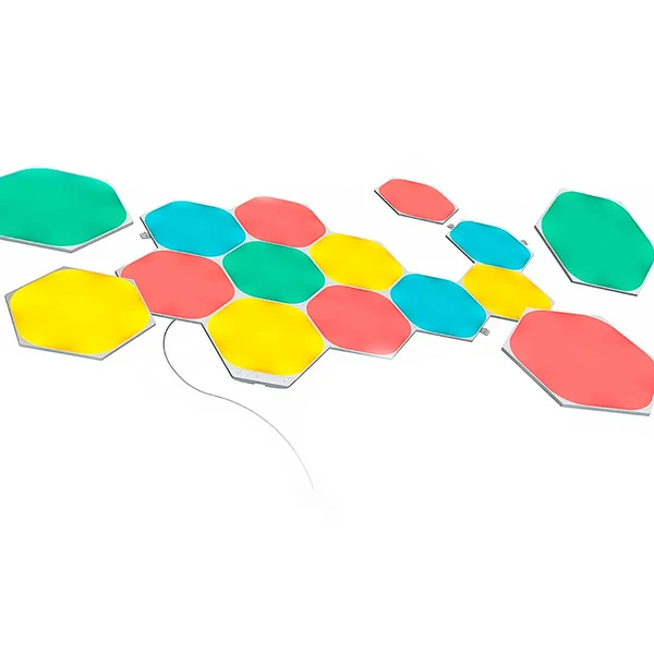 Розумна система освітлення Nanoleaf Shapes Hexagon Starter Kit Apple HomeKit (15 модулів)