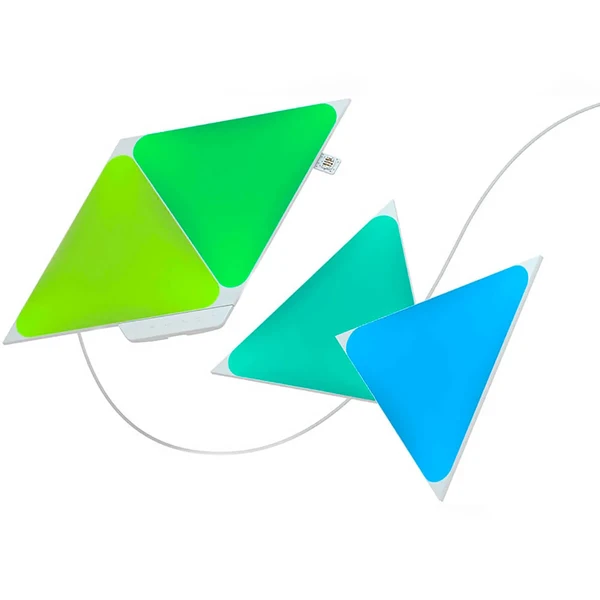Розумна система освітлення Nanoleaf Shapes Triangles Starter Kit Apple HomeKit (4 модуля)