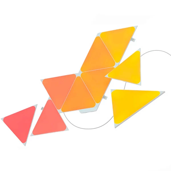 Розумна система освітлення Nanoleaf Shapes Triangles Starter Kit Apple HomeKit (9 модулiв)