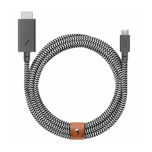 Нейлоновий кабель Native Union Belt Cable USB-C HDMI 3m BELT-C-HDMI-ZEB-3 - Фото 1