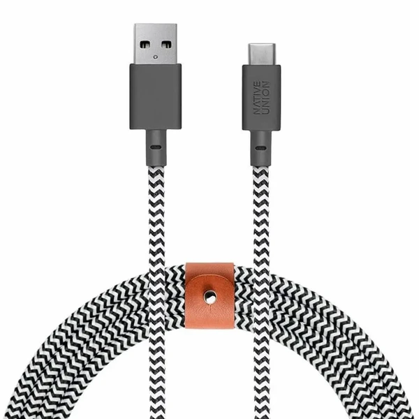 Зарядний кабель Native Union Belt Cable USB-C to USB-A 1.2м у Броварах
