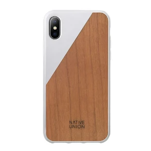 Дерев'яний чохол Native Union CLIC Wooden White | Cherry Wood для iPhone X | XS