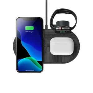 Беспроводная зарядка 3 в 1 для iPhone | Apple Watch | AirPods Native Union Drop XL (Watch Edition) - Фото 2