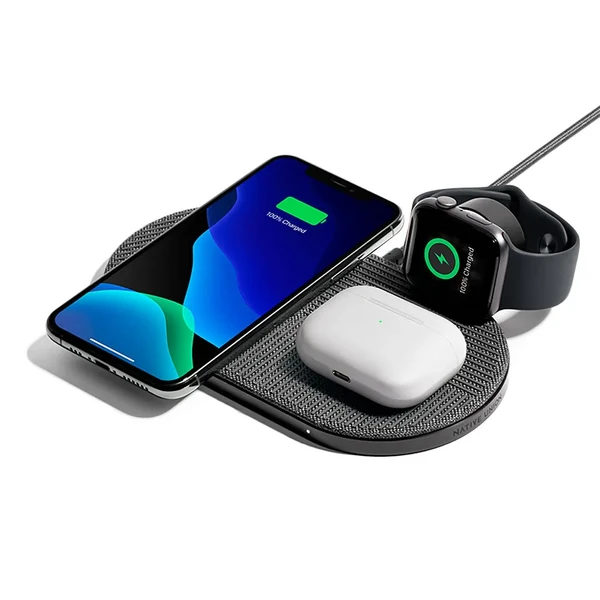 Бездротова зарядка 3 в 1 для iPhone | Apple Watch | AirPods Native Union Drop XL (Watch Edition)