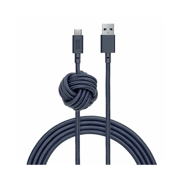 Зарядний кабель Native Union Night Cable USB-A to USB-C Indigo 3m