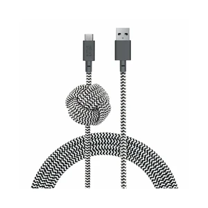 Зарядный кабель Native Union Night Cable USB-A to USB-C Zebra 3m