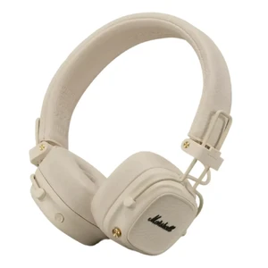 Бездротові Bluetooth-навушники з мікрофоном Marshall Major V Cream  - Фото 1