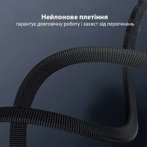 Нейлоновый кабель 4-в-1 USB-C/Lightning 60W для быстрой зарядки 1m | iLoungeMax iCharge - Фото 9