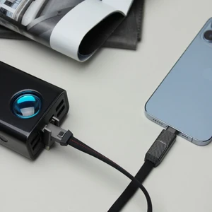 Нейлоновый кабель 4-в-1 USB-C/Lightning 60W для быстрой зарядки 0.15m | iLoungeMax iCharge - Фото 8